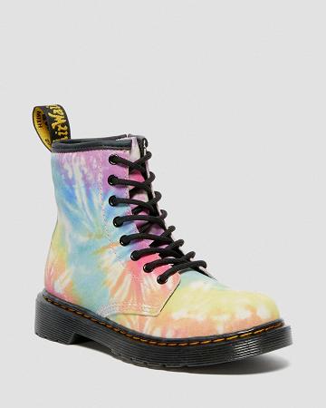 Dr Martens Junior 1460 Tie Dye Veterlaarzen Kinderen Gekleurd | NL 134OKI